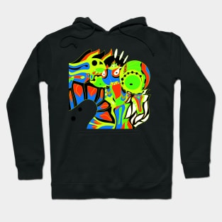 nuclear robot ecopop Hoodie